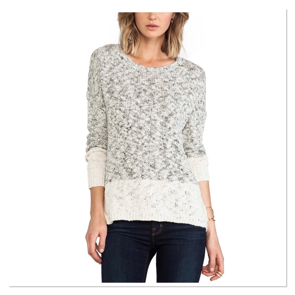 VINCE Marled Colorblock Sweater